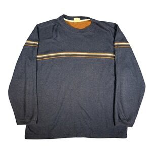 Vintage Y2K Baggy Skate Sweater Blue Long Sleeve Crew Neck Size XL